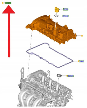 POKRYWA ZAWORÓW 1.2 1.5 EB FORD KA+ FOCUS 2018- 2268327 _ GN1G-6K271-CA