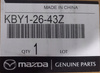 Zestaw klocków hamulcowych tył - Mazda Cx-60 KH_KBY12643Z