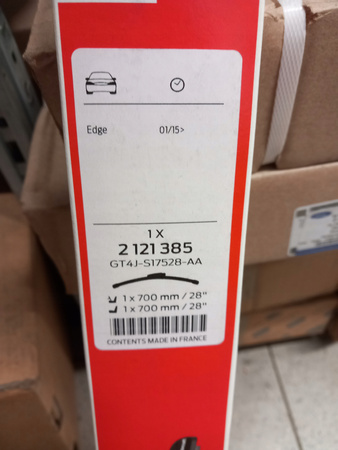 PIÓRA WYCIERACZEK PRZÓD FORD EDGE Mk2 700MM_2121385_GT4J-S17528-AA