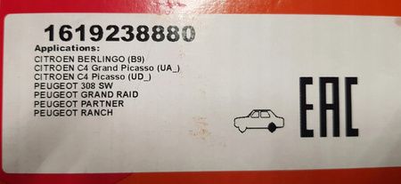 Tarcza hamulcowa tylna z łożyskiem Citroen OE 424946