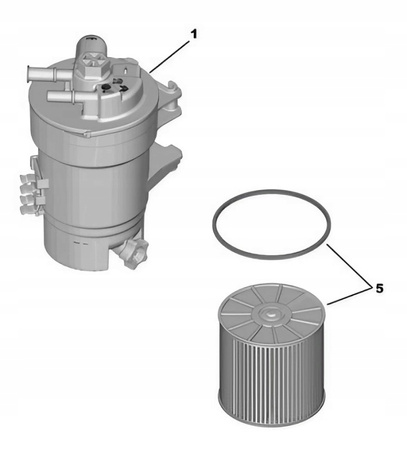 FILTR PALIWA 2,0L PEUGEOT,CITROEN, TOYOTA, OPEL OE 1674213480