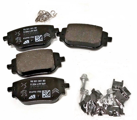 Klocki hamulcowe tylne Citroen JUMPER III 16124340