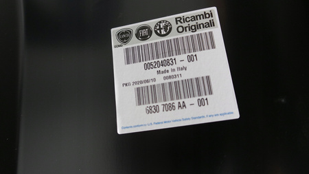 BŁOTNIK PRZEDNI PRAWY PRZÓD JEEP RENEGADE 14- NOWY OE 52040831