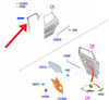 USZCZELKA SZYBY DRZWI PRAWY TYŁ FORD KUGA 2020- 2636527 _ LV4B-S25824-CE