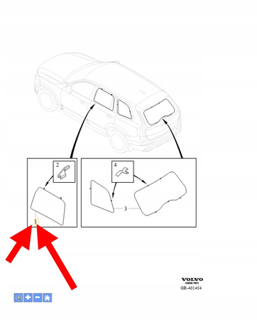 OSŁONA PRZECIWSŁONECZNE DRZWI TYŁ VOLVO XC90 2016- OEM/OE 31373976