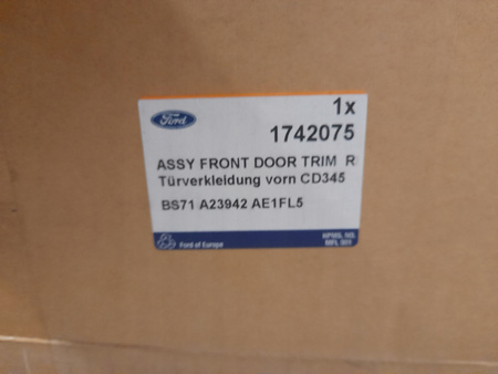 BOCZEK DRZWI PRAWY PRZÓD FORD MONDEO Mk4 2010-2014 _ 1742075 _  BS71-A23942-AE1FL5