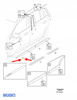 LISTWA OZDOBNA PRAWA DRZWI PRZÓD VOLVO XC90 2016- OEM/OE 39842982