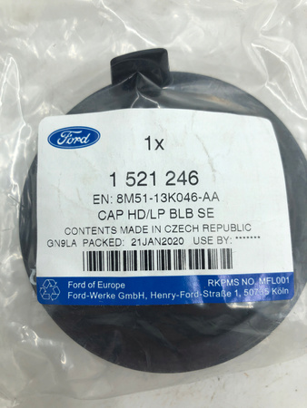 ZAŚLEPKA ŻARÓWKI REFLEKTORA FORD FOCUS 2007-2011- 1521246 _ 8M51-13K046-AA