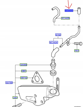 PRZEWÓD ELASTYCZNY ODMY FORD FOCUS Mk1 TRANSIT _ 1113161 _ XS4G-6N664-AA