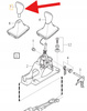 GAŁKA DŹWIGNI ZMIANY BIEGÓW SKÓRZANA B6 VOLVO V40 2013- OE 31256965