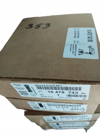 ZESTAW KLOCKÓW HAM TYŁ OE PSA 308 1647874380