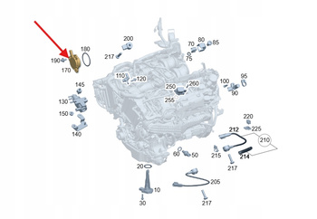 ELEKTROMAGNEZ CZUJNIK FAZ WAŁKA ROZRZĄDU MERCEDES OE A2761560790