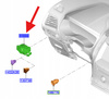 WŁĄCZNIK ŚWIATEŁ FORD EDGE 2016- S-MAX 2015- 2502608 _ E1GT-13D061-ED3JA6