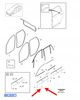 LISTWA OZDOBNA DRZWI LEWY PRZÓD VOLVO XC90 2016- OEM/OE 32378401