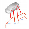 LEWA LISTWA ZEWNĘTRZNA DRZWI FORD FORD FIESTA Mk7 1546809 _ 8A61-A20899-AC 