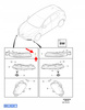 LAMPA POSTOJOWA HALOGEN DRL LED PRAWY VOLVO V40 2013- OEM/OE 31395920