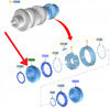 KOŁO ZĘBATE 5 BIEGU 6MX65 FORD PUMA ECOSPORT 17- 2118836 _ H1BR-7M165-AFAA