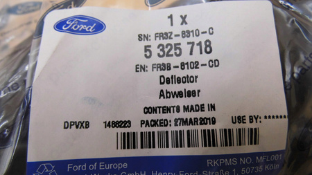 DEFLEKTOR POWIETRZA PRAWY FORD MUSTANG Mk6 2015- _ 5325718 _ FR3B-8102-CD