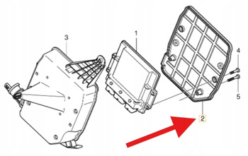 POKRYWA OBUDOWA KOMPUTERA DÓŁ B4 D4 VOLVO S40 V50 2004- C30 C70 OE 31219701