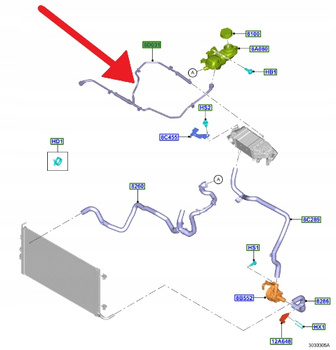 PRZEWÓD ZBIORNICZKA WYRÓWNAWCZEGO 2.0 D FOCUS 18- 2327800 _ JX61-8D031-PD
