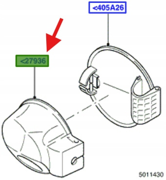 OBUDOWA WLEWU PALIWA FORD KA 1996- 2008 OE 1097731 _ XS51-B27936-AA