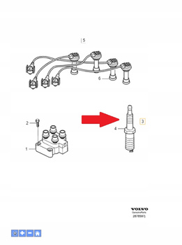 Świece zapłonowe Volvo OE 31272427