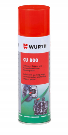SPRAY MIEDZIANY MIEDZIOWY WURTH CU 800 300ml
