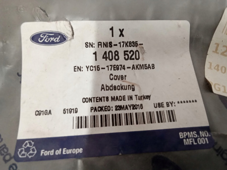 STOPIEŃ TYLNY ZDERZA FORD TRANSIT Mk5 Mk6 1408520 _ YC15-17E974-AKM5AB