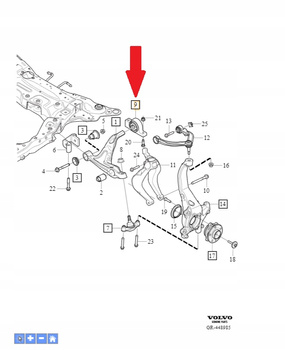 Tuleja Wahacza Volvo 32370918