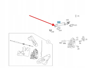 PRAWA KLAMKA DRZWI PRZÓD MERCEDES A W169 B W245 OE A16976002709999