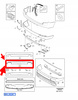DYFUZOR DOKŁADKA ZDERZAKA TYŁ VOLVO XC90 2016-2021 OEM/OE 31477025