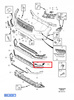 WSPORNIK MOCOWANIE PRAWE HALOGENU VOLVO XC90 2016- OE 31663501