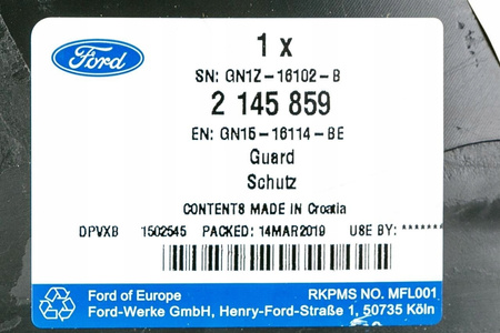 NADKOLE PRZEDNIE PRAWE FORD ECOSPORT MK2 2017r-_2145859_ GN15-16114-BE