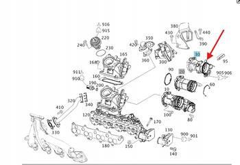 PRZEPUSTNICA POWIETRZA DIESEL M640 MERCEDES OE A6400902270