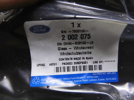 SZYBA CZOŁOWA FORD KUGA Mk2 2015-2016 2002075 _ GV44-S03100-LA