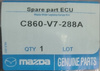 Moduł czujników parkowania - Mazda 3_C860V7288A