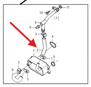 PRZEWÓD CHŁODNICZKI OLEJOWEJ 2.4 D5244T VOLVO S80 01- XC90 03- OE 30650746
