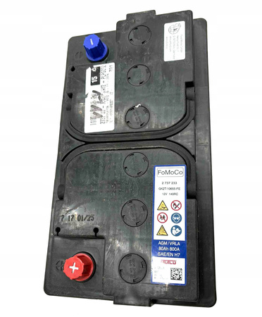AKUMULATOR 12V 80AH 800A FORD CUSTOM TRANSIT 19- OE 2737233 _ GK2T-10655-FD