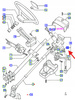 WŁĄCZNIK ZAPŁONU FORD TRANSIT 1985-1991 1631462 _ 86VB-11572-AA