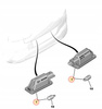 LAMPKA OŚWIETLENIA TABLICY REJESTRACYJNEJ CITROEN C3 C4 C5 OE 6340G3