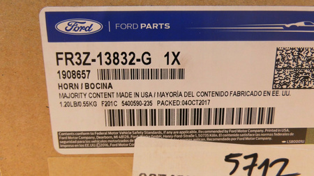 KLAKSON SYGNAŁ FORD MUSTANG Mk6 2015 1908657 _ FR3T-13A803-DA