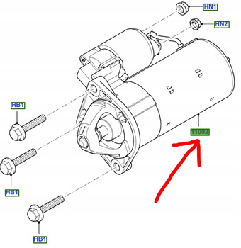 ROZRUSZNIK FORD FOCUS Mk2 CMAX 1.8L TDC_ _1728770_4M5T-11000-KE