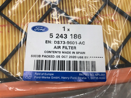 FILTR POWIETRZA FORD S-MAX Mk2 GALAXY Mk4_5243186_DS73-9601-AC