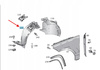 NADKOLE PRAWY PRZÓD MERCEDES GL GLS W166 OE A1668801001