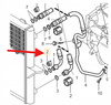 UCHWYT PRZEWODU OLEJU VOLVO XC90 XC70 2003- S60 2001- S70 V70 OE 9485149
