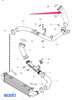 Volvo OE 32222268 przewód powietrza doładowującego
