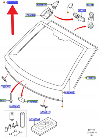 SZYBA PRZEDNIA OGRZEWANA FORD FUSION 2005- 2315182 _ 8N1J-N03100-KA