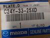 Tarcza hamulcowa Mazda 3 BL 08-11,Mazda 3 BK - 06_C24Y3325XD