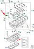 USZCZELNIENIE TRZONU ZAWORU FORD RANGER 2006-2015 1449600 _ 6M34-6571-AA