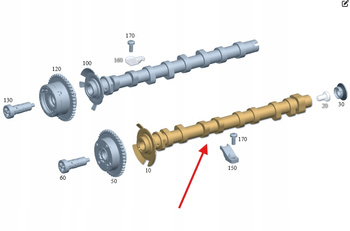 WAŁEK ROZRZĄDU SSĄCY BENZYNA M274 MERCEDES OE A2740501900